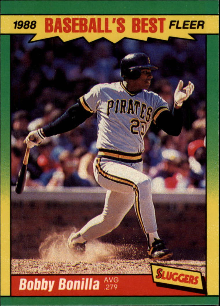 1988 Fleer Sluggers/Pitchers Baseball Cards    003      Bobby Bonilla